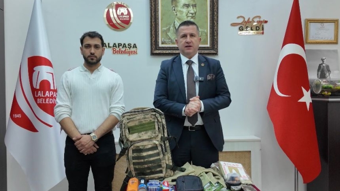 LALAPAŞA BELEDİYE BAŞKANI GELDİ’DEN ‘KINALI KUZULARA’ ANLAMLI DESTEK